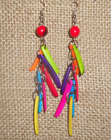 Boucles d'Oreilles en graines et Tagua